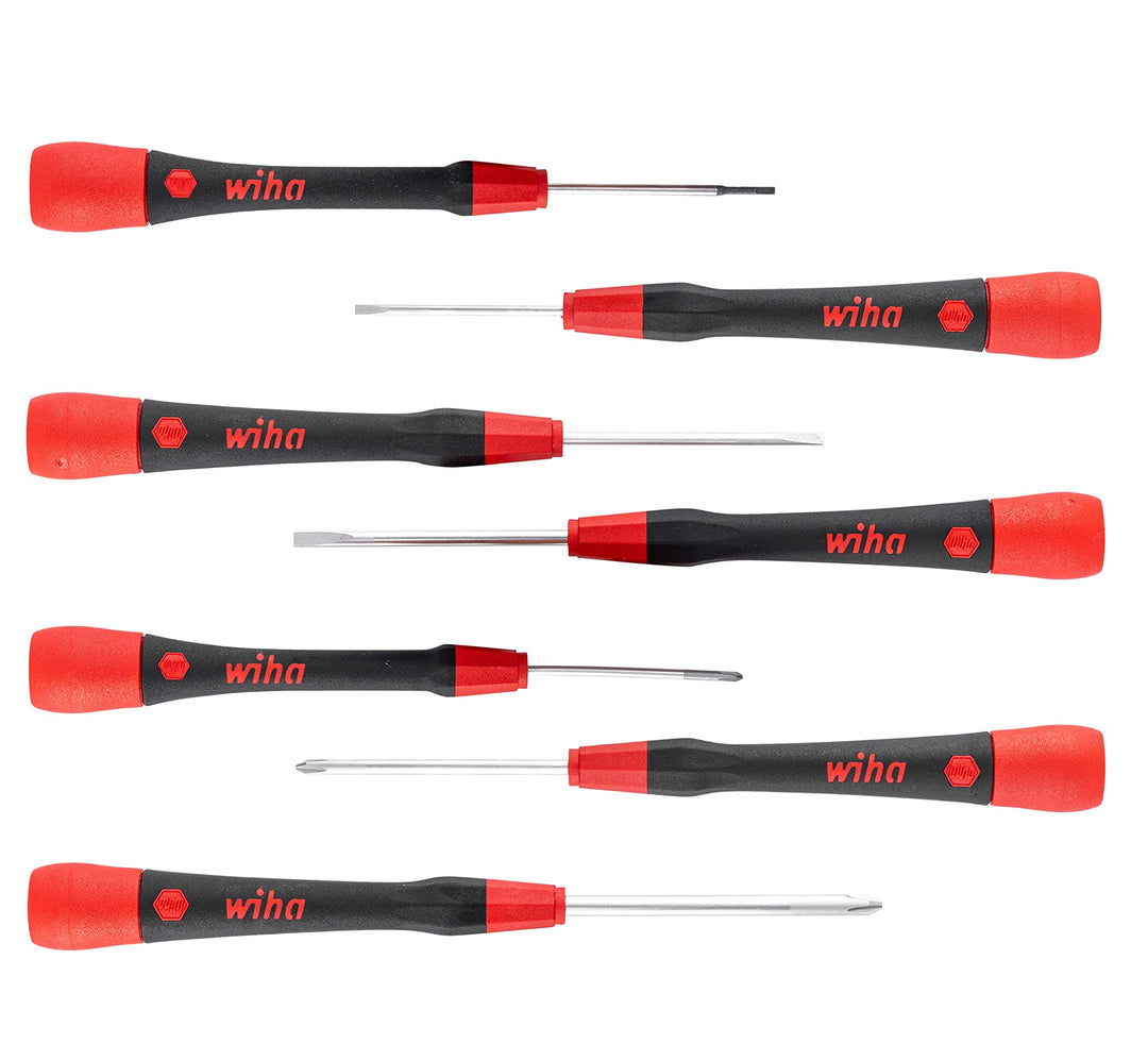 Feinschraubendreher Set PicoFinish® Schlitz, Phillips 7-tlg. I Präzision im Kopf I Reparaturset für
