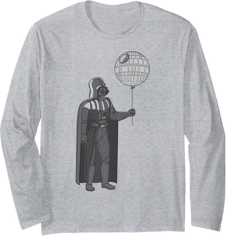 Star Wars Darth Vader Death Star Balloon Langarmshirt