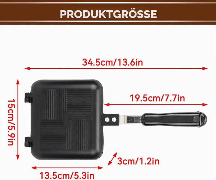Frühstücks-Sandwichmaker Sandwich-Toaster, Camping-Sandwich-Maker, The Deep Fill Sandwich Toaster, b