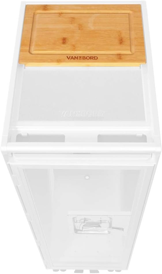 Bartrolley Uni Airlinegrau inkl. LED Fachboden, Barbrett & Glasfachboden, Gebrauchter Trolley aus de