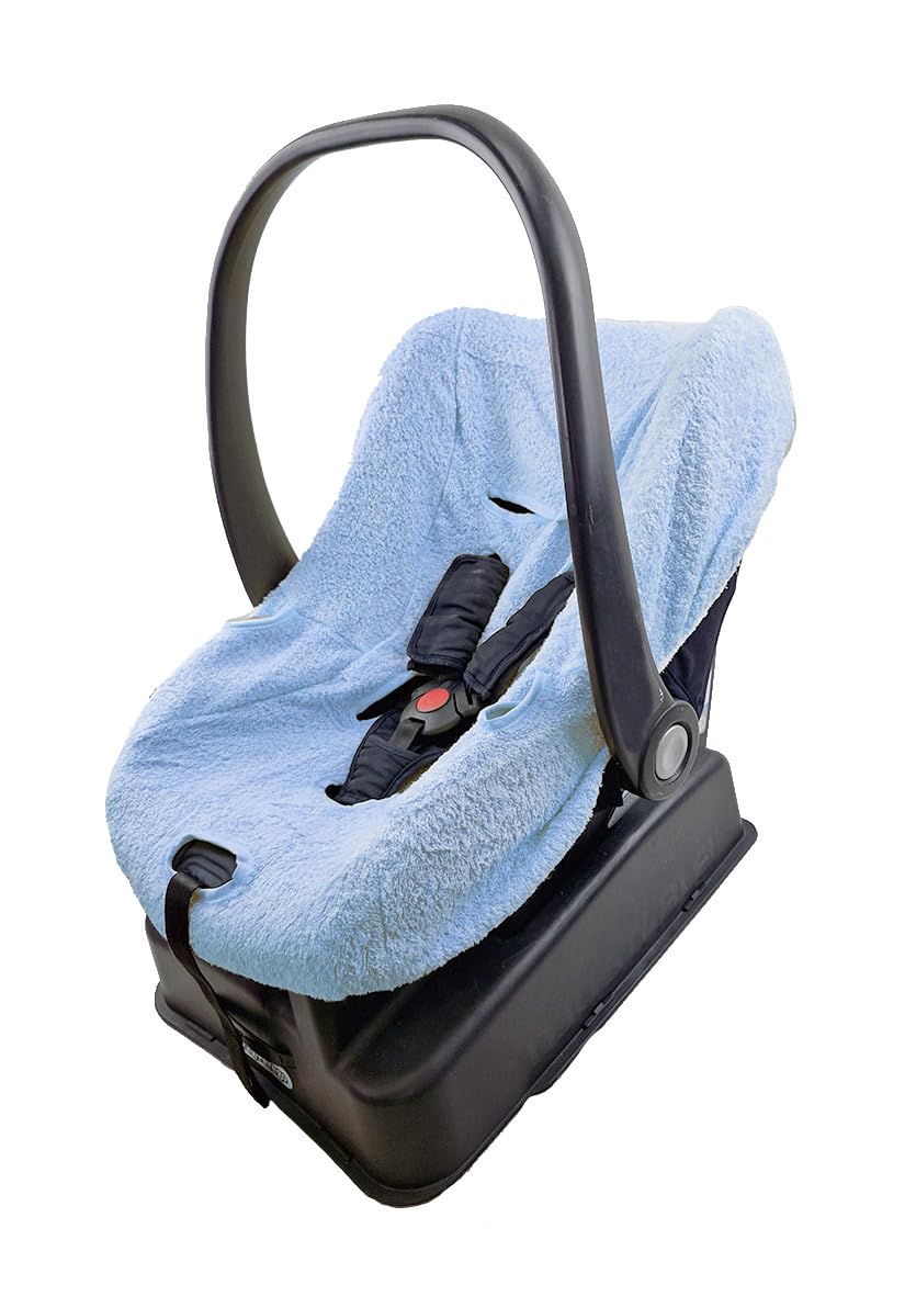 Bubabù Babyschale aus Frottee hellblau, hellblau