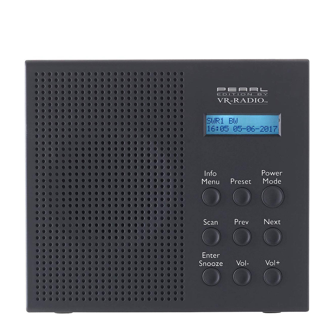 VR-Radio Outdoor Radio DAB+: Digitales DAB+/FM-Radio mit Akku, Dual-Wecker, RDS, LCD-Display, Timer