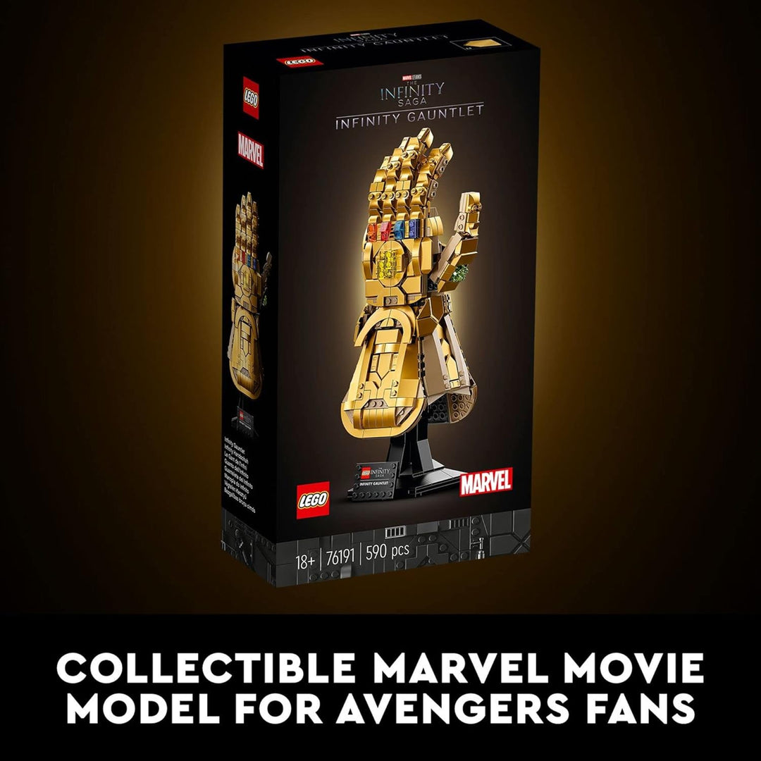 LEGO Marvel Infinity Gauntlet 76191 Collectible Building Kit; Thanos Right Hand Gauntlet Model with