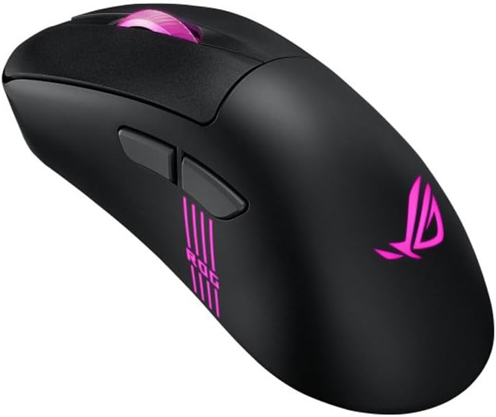 ASUS ROG Keris II Origin Wireless RGB Gaming-Maus (ergonomisch, FPS Esport 65g leicht, ROG AimPoint