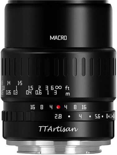 TT Artisan 40mm F2.8 Makro APS-C Objektiv Anschluss Sony E Mount Black Manueller Fokus für spiegello