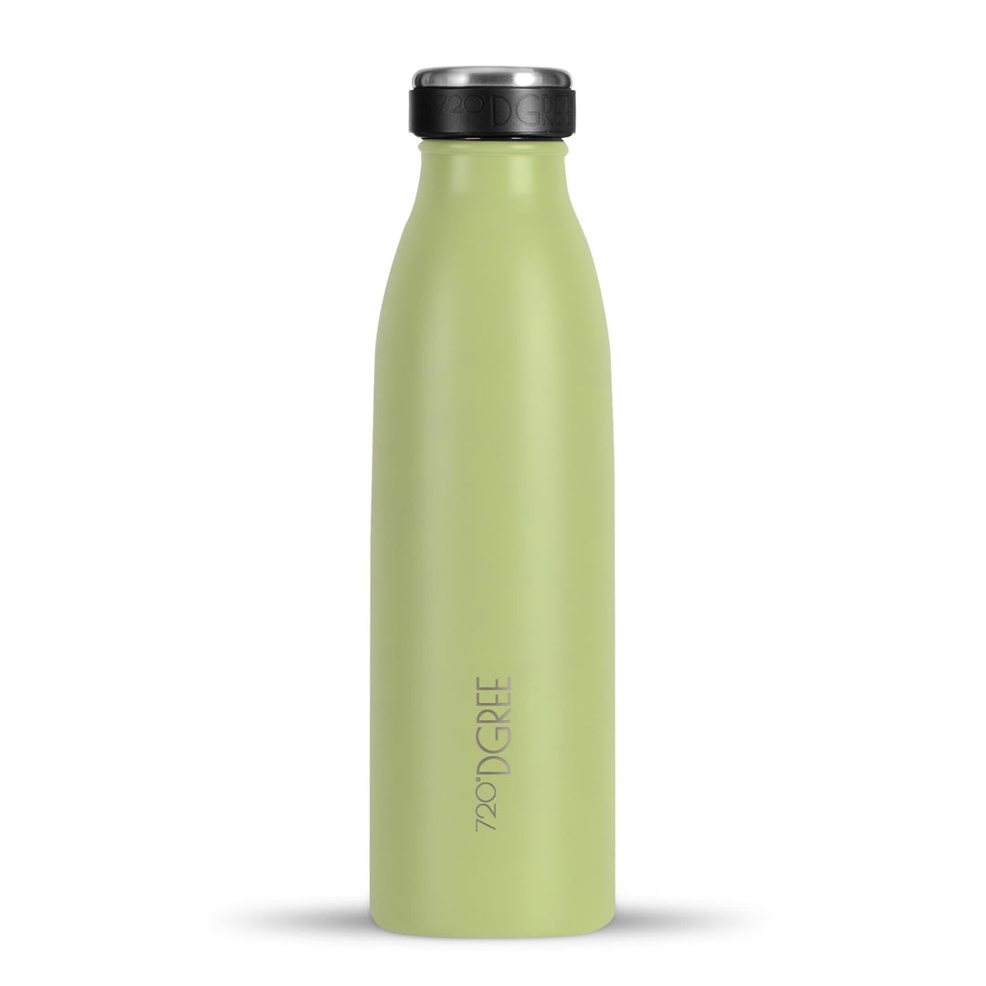 720°DGREE Edelstahl Trinkflasche “milkyBottle” - 500ml - Perfekt für Kinder, BPA-Frei, Auslaufsicher