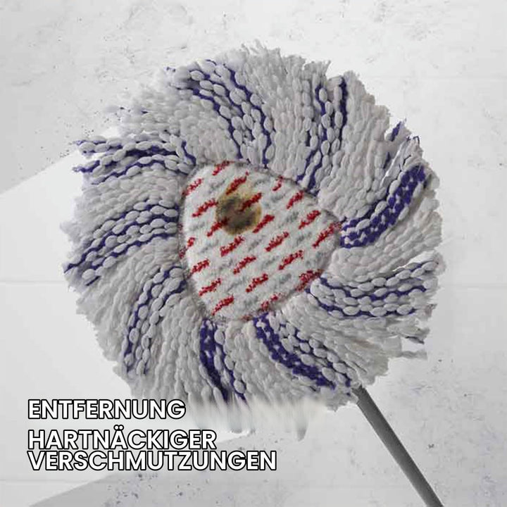 Vileda Turbo 3in1 EasyWring&amp;Clean Wischmopp Ersatzköpfe, Mikrofaser Moppköpfe mit Kraftfasern für Vi