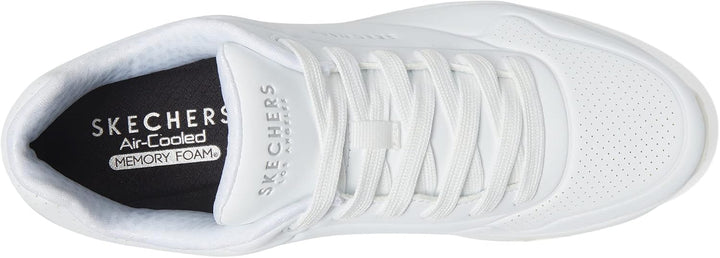 Skechers Herren UNO Stand On Air Sneaker 39 EU White Durabuck Mesh, 39 EU White Durabuck Mesh