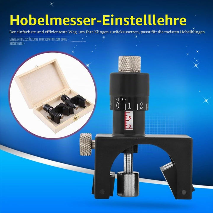 Hobelmessereinstelllehre，Jectse Stahl Hobelmessersetzer Hobelklingeneinstellung Jig Magnetic Hobelme