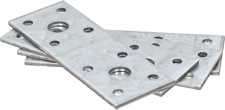 KOTARBAU Lochplatten 116 x 40 mm Verzinkt Silber Flachverbinder Holzverbinder Innen – Aussenbereich