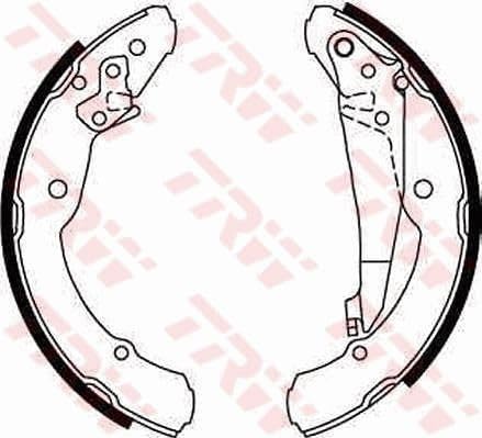 TRW GSK1406 Bremsbackensatz