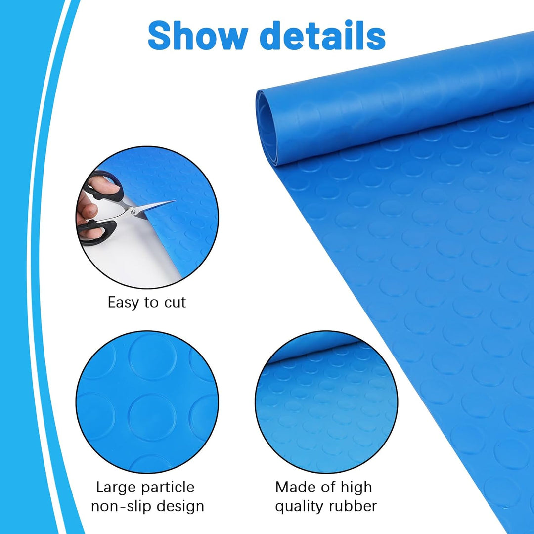 LALAGO Schwimmbadleitermatte, 40x90 cm, Gross Schwimmleitermatte, Poolleitermatte mit Rutschfester T