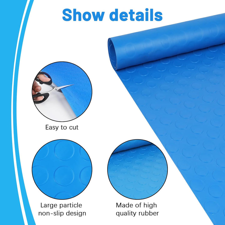 LALAGO Schwimmbadleitermatte, 40x90 cm, Gross Schwimmleitermatte, Poolleitermatte mit Rutschfester T