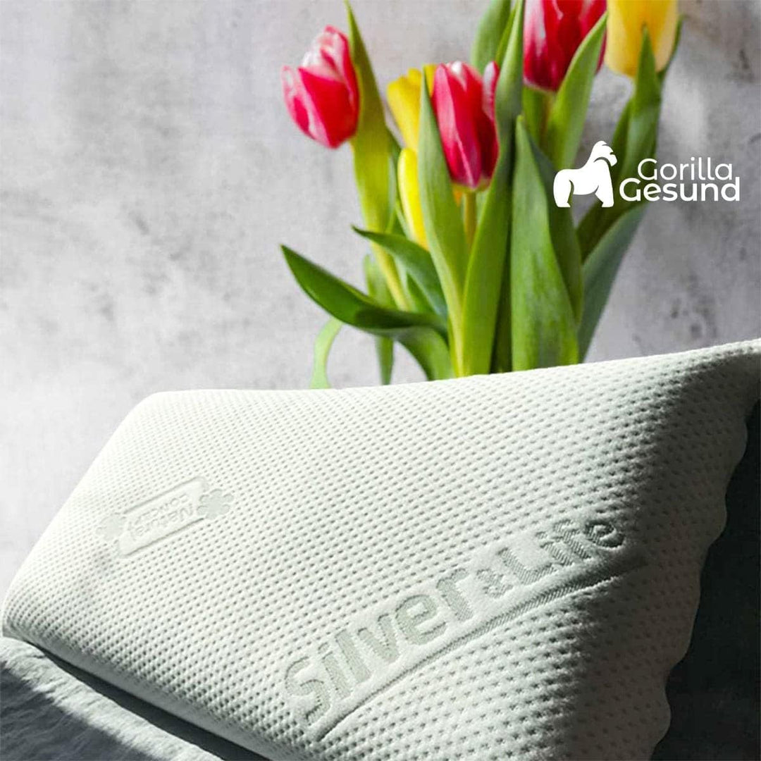 Orthopädisches Nackenstützkissen Silver Neck Wide - viscoelastisches Kissen, Kopfkissen aus Memory S