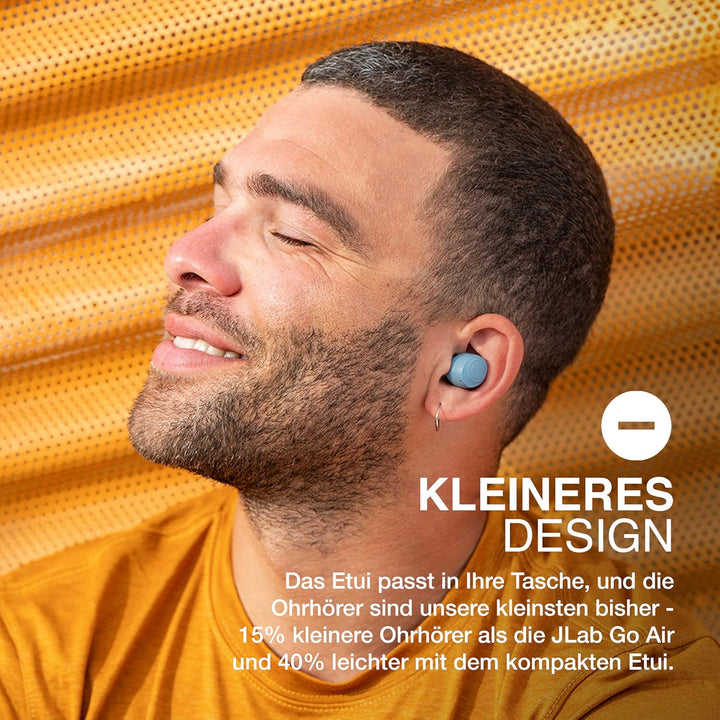 JLab Go Air Pop+ In Ear Kopfhörer kabellos Bluetooth, True Wireless Kopfhörer, 35+ Std. Headphones,