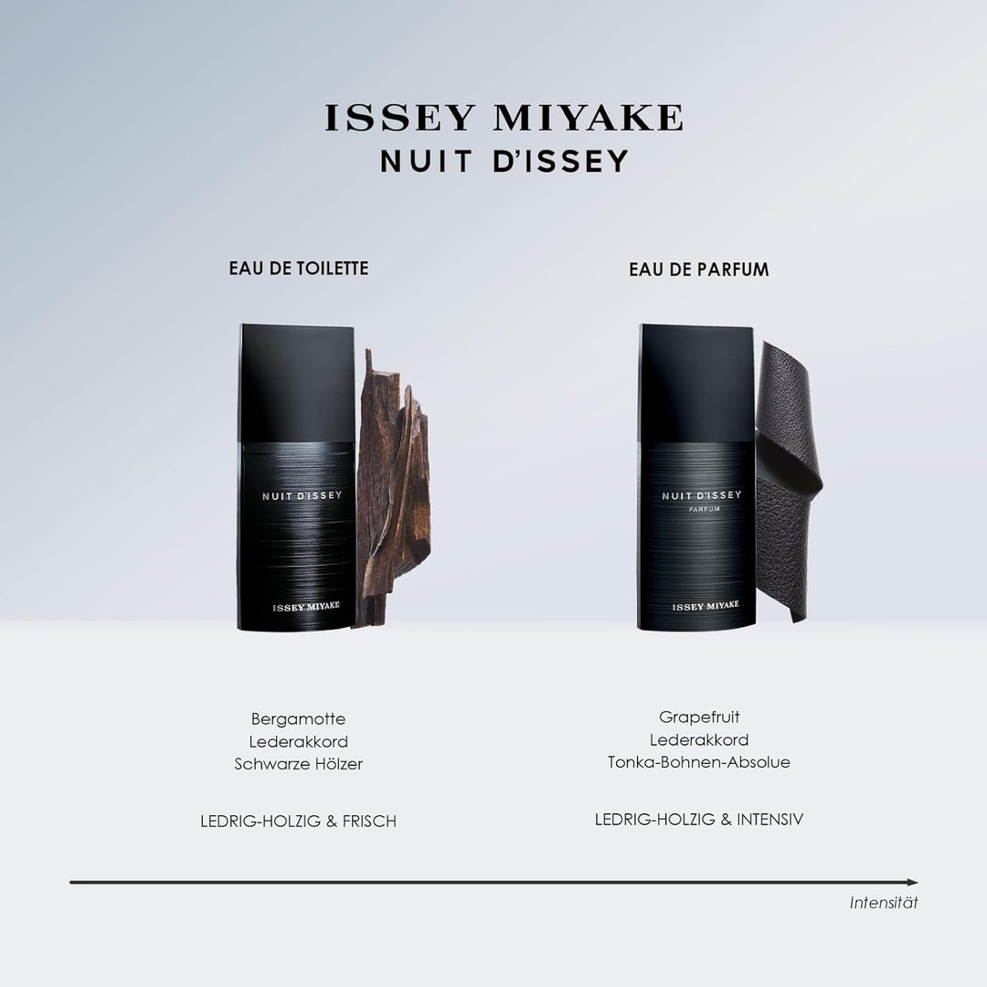 Issey Miyake MIYAKE Nuit D Issey EDT Vapo 125 ml, 1er Pack (1 x 125 ml) Bergamotte, Grapefruit 125 m