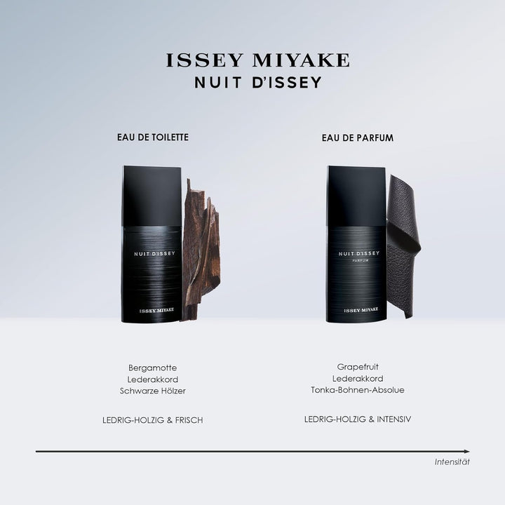 Issey Miyake MIYAKE Nuit D Issey EDT Vapo 125 ml, 1er Pack (1 x 125 ml) Bergamotte, Grapefruit 125 m