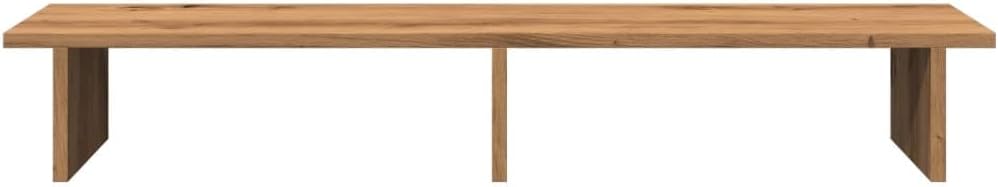 vidaXL Monitorständer, Schreibtischaufsatz für 2 Monitore, Unterbau Bildschirm Laptop Ständer, Tisch
