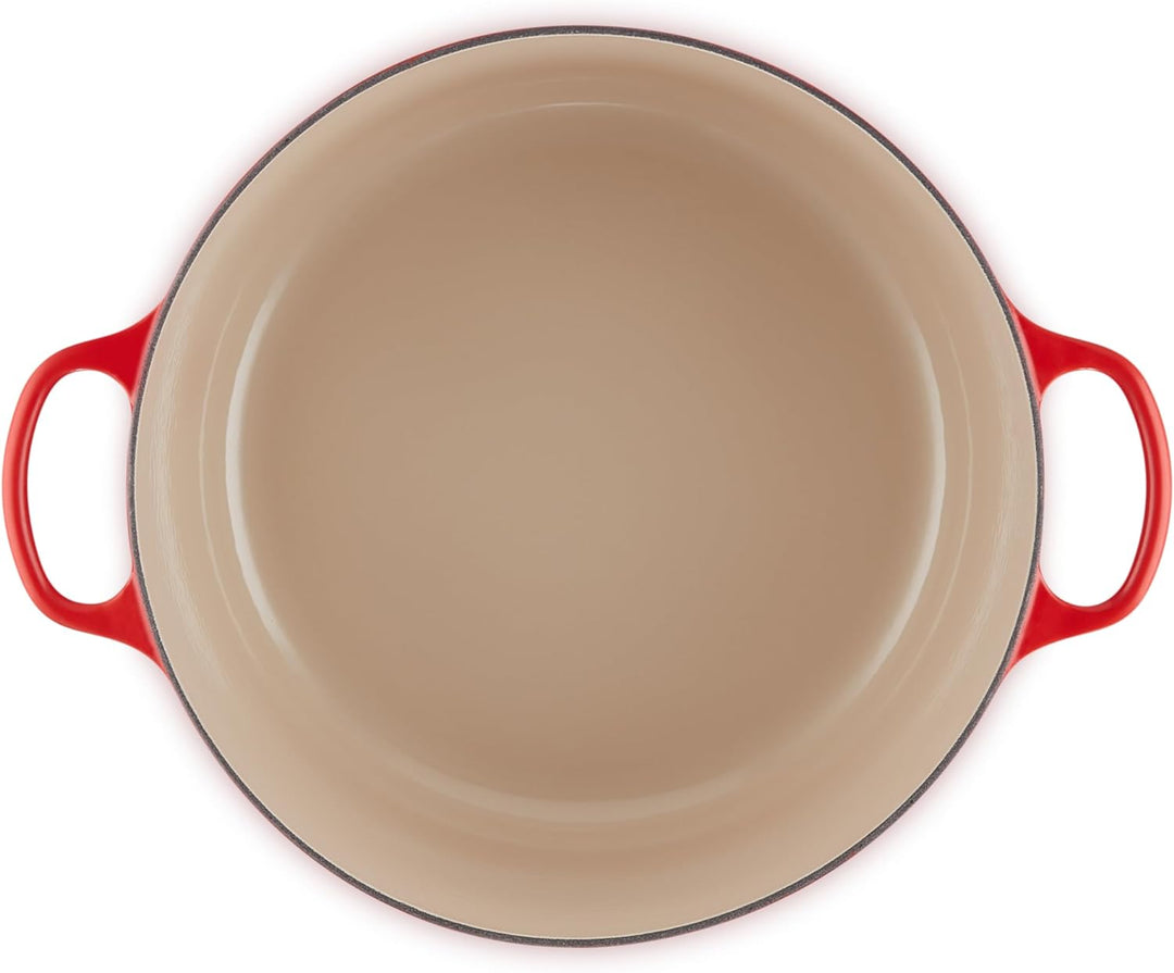Le Creuset Signature Gusseisen-Bräter mit Deckel, Ø 34 cm, Rund, Für alle Herdarten und Induktion ge