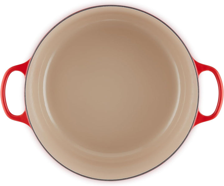 Le Creuset Signature Gusseisen-Bräter mit Deckel, Ø 34 cm, Rund, Für alle Herdarten und Induktion ge
