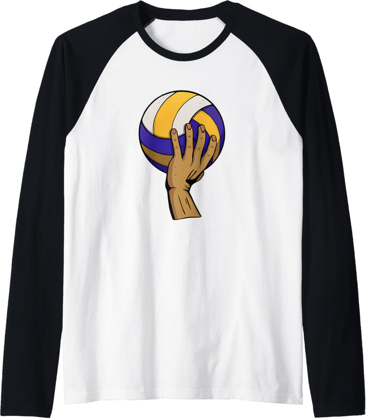 Beach Volleyball Volleyballspieler - Volleyballer Raglan