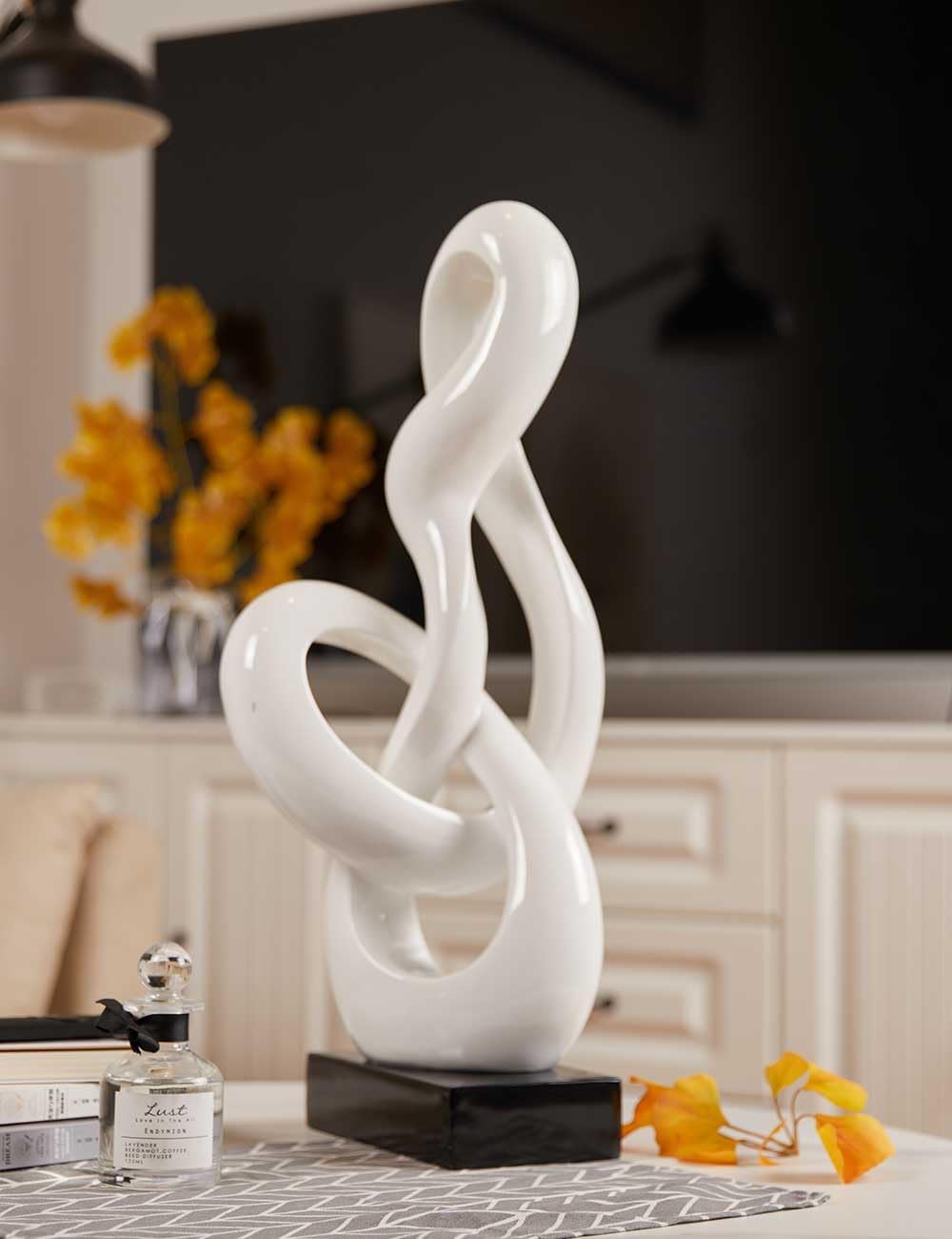 NENBOLEC Musiker Skulptur Statue Musik Dekor Figuren Modern Arts Klavier Geschenk Wohnzimmer Kunst P