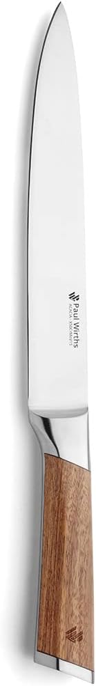 Paul Wirths 5-TLG. Messer-Block Set Acacia, Edelstahl, Silber/braun, 30 x 13.5 x 37.5 cm, 5-Einheite