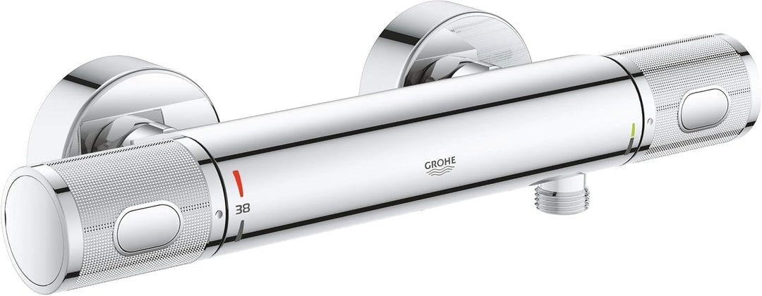 GROHE Precision Feel - Thermostat-Wannenbatterie, chrom, 34788000 &amp; Precision Feel - Thermostat-Brau