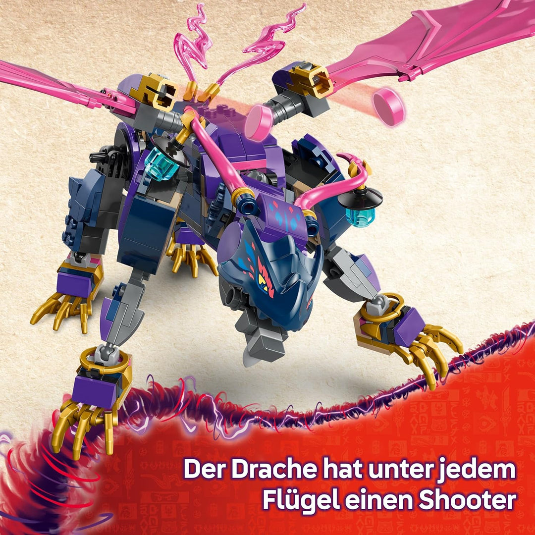 LEGO NINJAGO Rontu der Meisterdrache -Bewegliche Drachen-Figur mit Shootern - 4 Minifiguren, inkl. L