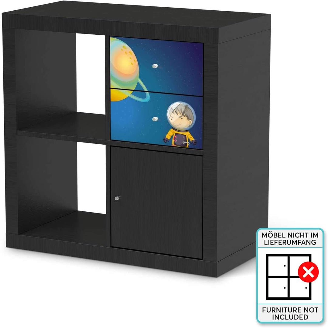 Kinder Möbel-Folie - passend für IKEA Kallax Regal Schubladen I Hochwertige Baby-Zimmer Deko - Möbel
