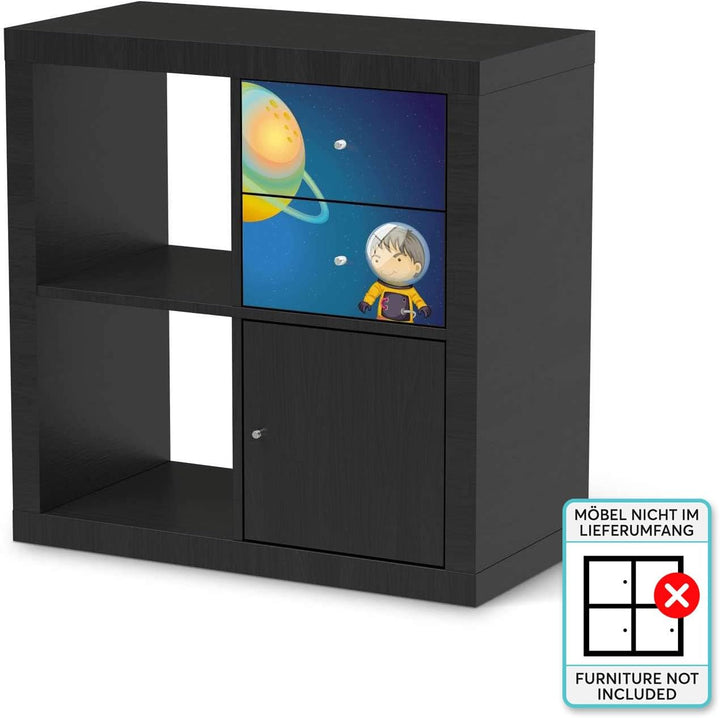 Kinder Möbel-Folie - passend für IKEA Kallax Regal Schubladen I Hochwertige Baby-Zimmer Deko - Möbel
