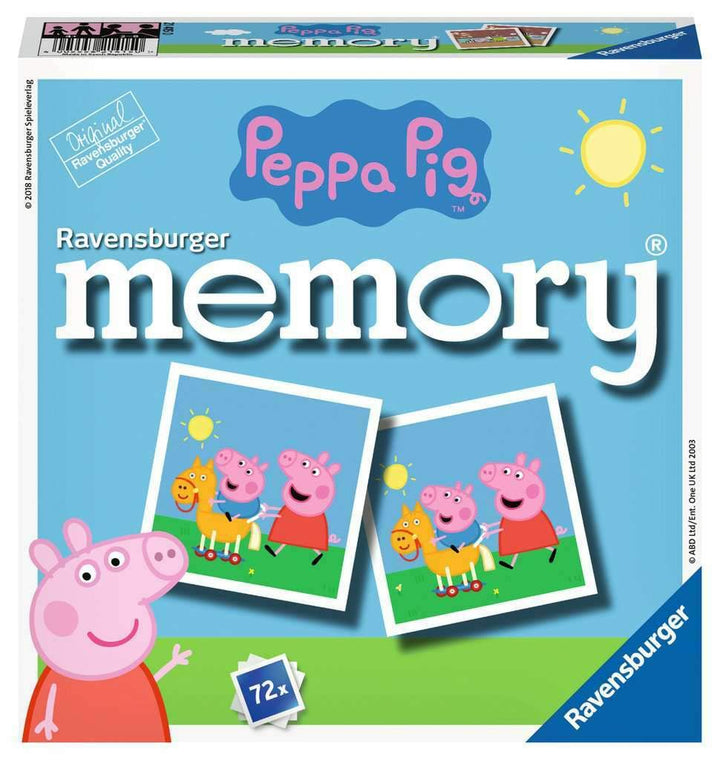 Ravensburger 21415 - Peppa Pig Memory, der Spieleklassiker für alle Fans der TV-Serie Peppa Pig, Mer