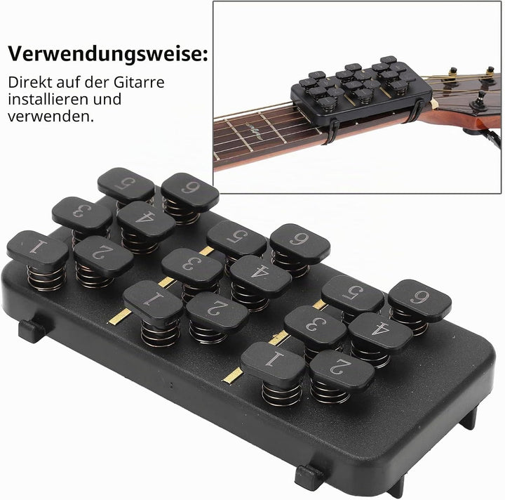 110+ Akkorde Gitarrenwechsler, Hilfsmittel-Lernsystem für Anfänger, Klarer Ton, Gitarren-Akkord-Trai