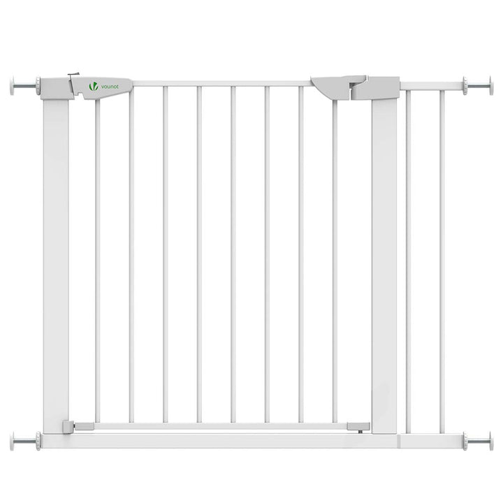 VOUNOT Treppenschutzgitter 75–96cm, ohne Bohren, Türschutzgitter für Kinder, Hunde und Katzen,Treppe