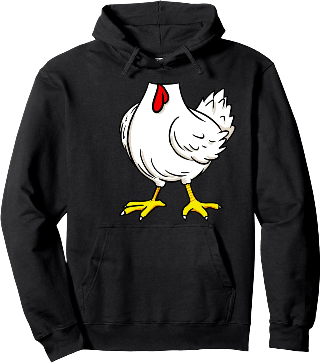 Huhn Kostüm Lustiges Bauernhof tier Halloween Pullover Hoodie