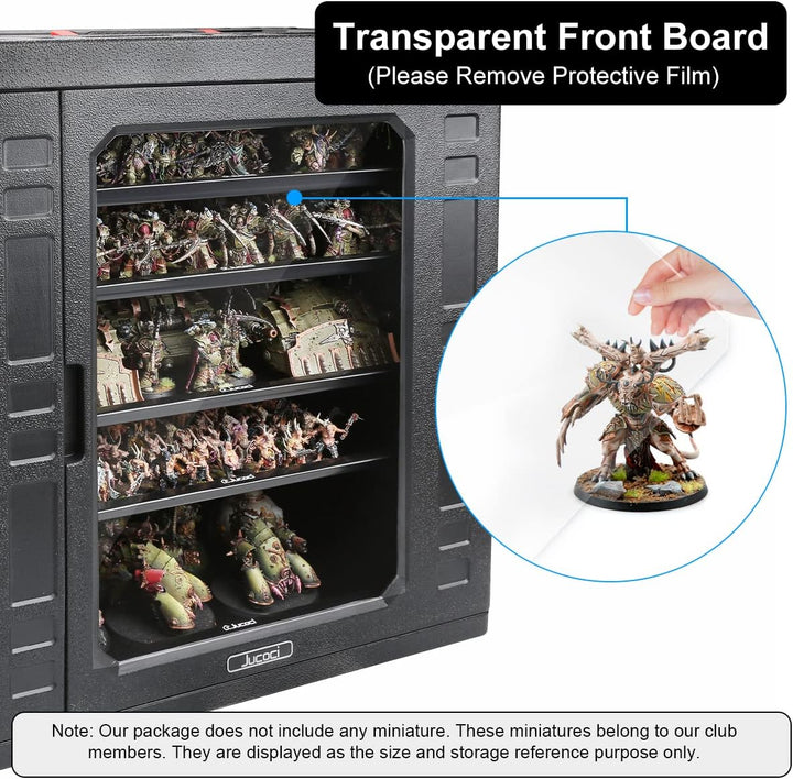 Jucoci Miniatur-Aufbewahrungskoffer Miniatur-Transportkoffer