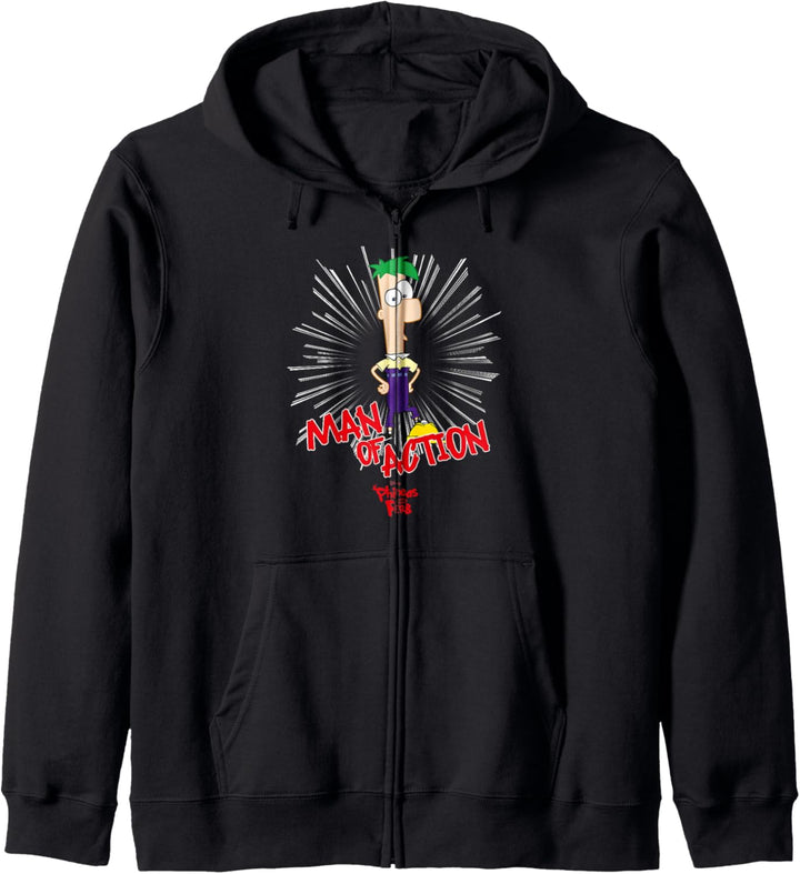 Disney Phineas und Ferb Man Of Action Ferb Kapuzenjacke
