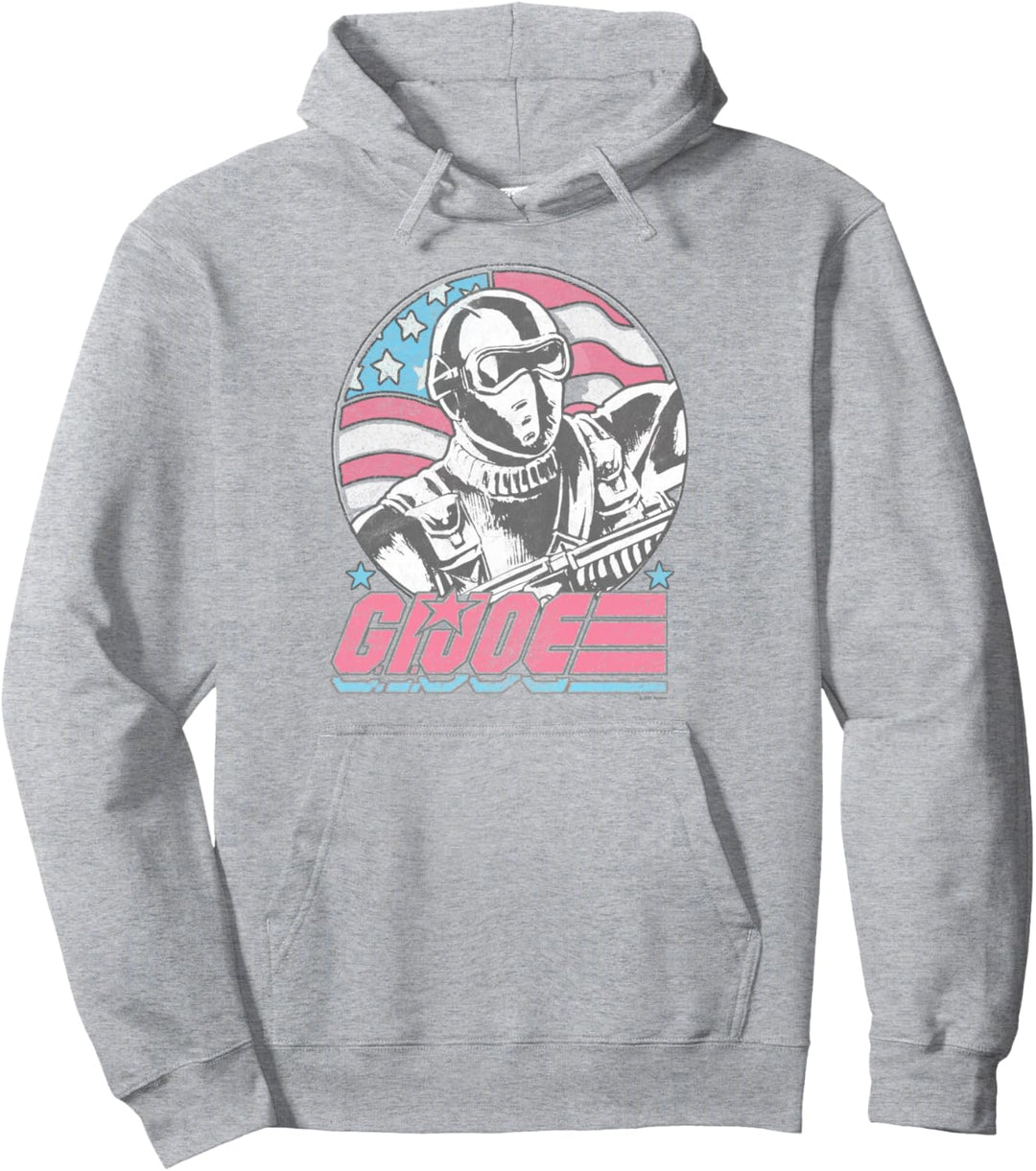 G.I. Joe Fourth Of July Snake Eyes Circle Portrait Pullover Hoodie