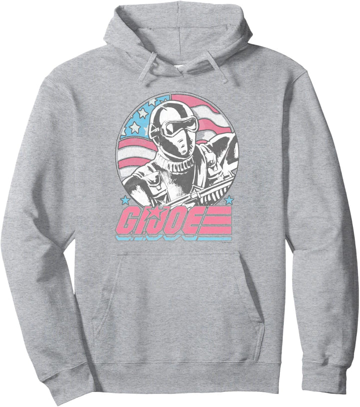 G.I. Joe Fourth Of July Snake Eyes Circle Portrait Pullover Hoodie
