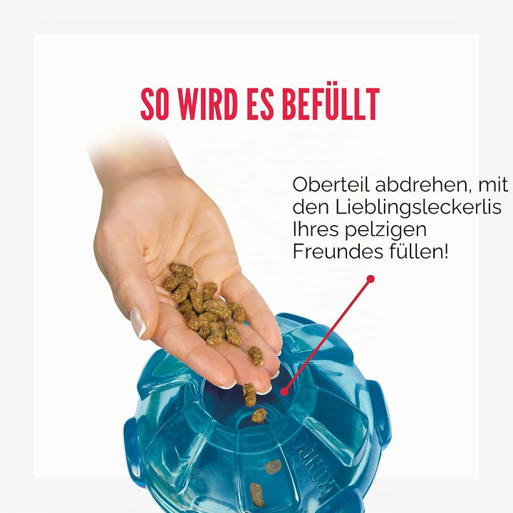 KONG – Rewards Ball – Besonders Robuster Interaktiver Leckerlispender – Für Grosse Hunde