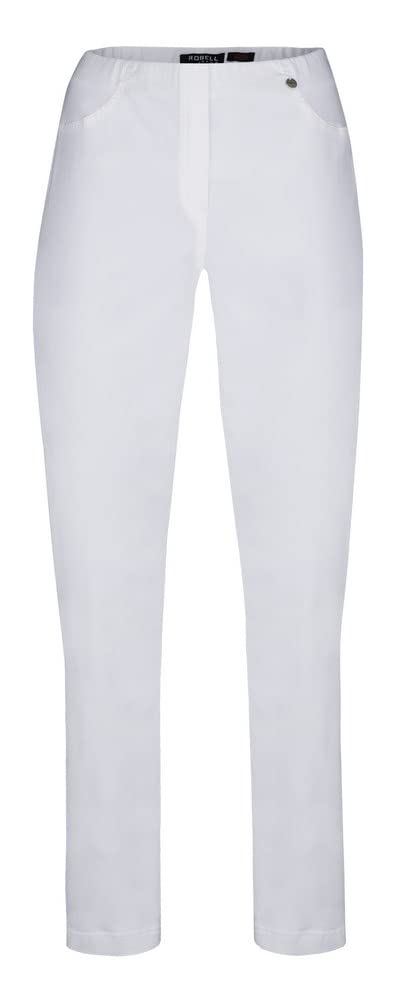 Robell Style BELLA09-7/8 Stoffhose Damen high Waist - Damenhose Power Stretch - Bengaline Stoff Hose