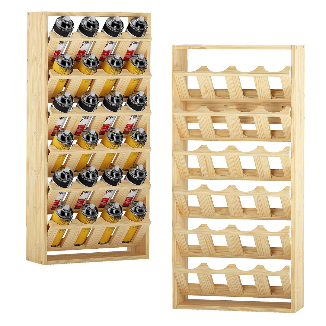 Sprühdosenhalter zur Wandmontage, 6-Tier Sprühdosenhalter Aufbewahrungsregal, 24 Sprühflaschen Farbf