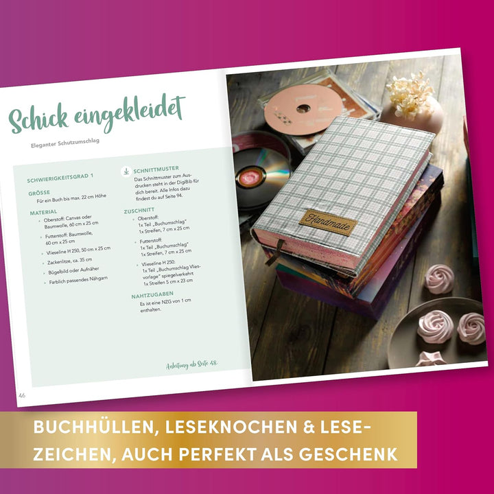 Nähen für Booklover: DIY Must-Haves für gemütliche Lesemomente (My Booklove), Gebundenes Buch