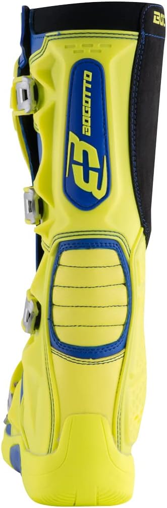 Bogotto MX-6 Motocross Stiefel, blau/gelb, 43 43 EU Blau Gelb, 43 EU Blau Gelb