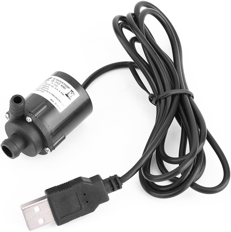 USB Mini Wasserpumpe, Micro Brushless Tauchpumpe Aquariumpumpe Förderpumpe Brunnenpumpe Ultra-leise