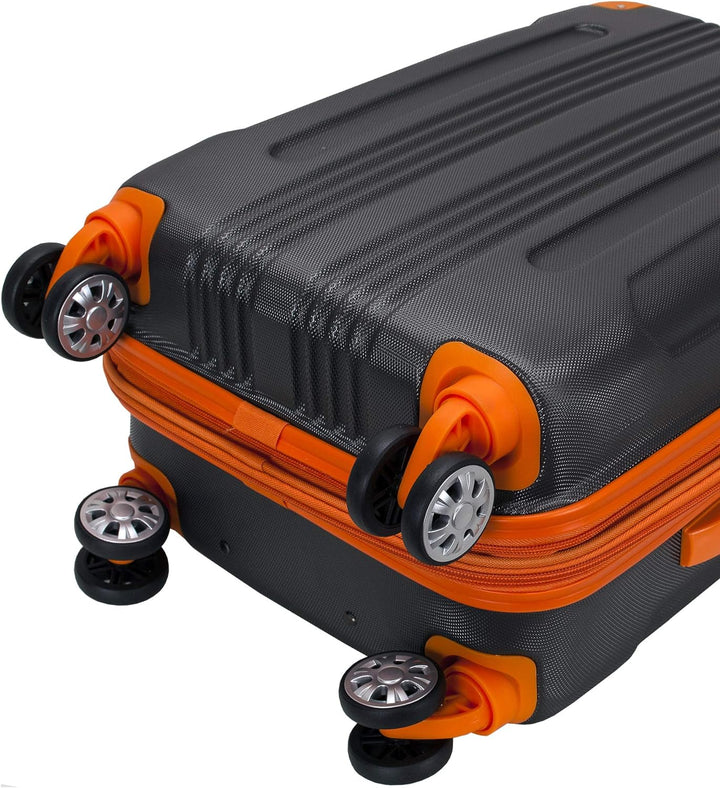 Rockland London Hardside Spinner Rad Gepäck, Dunkelgrau, Carry-On 20-Inch, London Hartschalen-Koffer