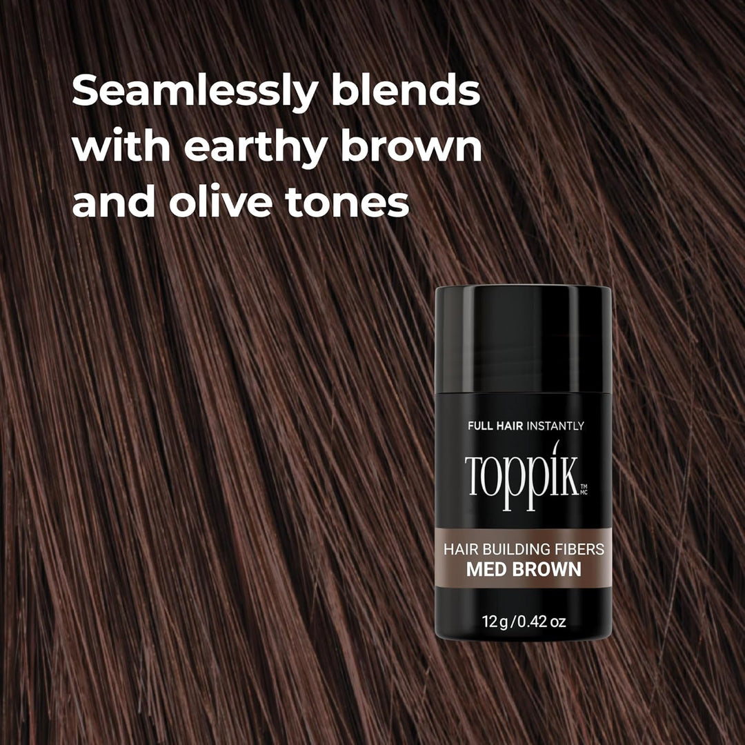 Toppik Hair Building Fibers - Medium Brown (55g/1.94oz)