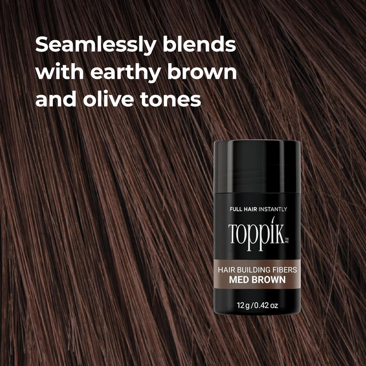Toppik Hair Building Fibers - Medium Brown (55g/1.94oz)
