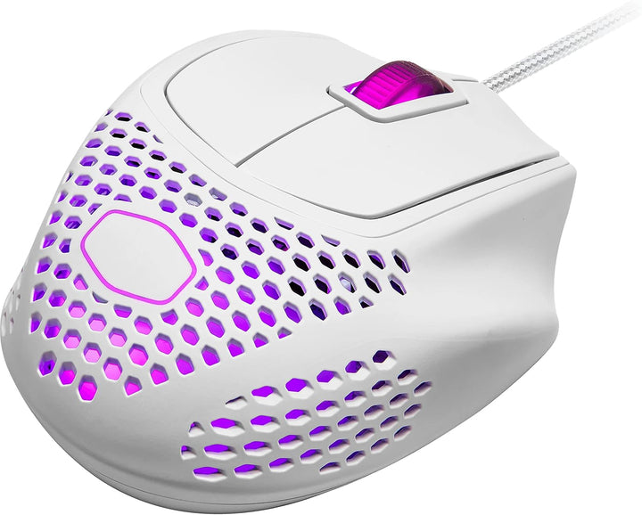 Cooler Master MM720 RGB-LED Claw Grip Wired Gaming Mouse - Ultra Lightweight 49g Honeycomb Shell, 16