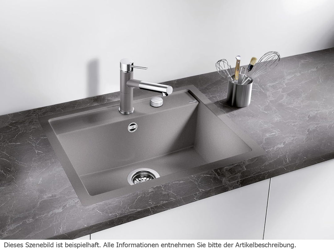 BLANCO DALAGO 6-F | SILGRANIT vulkangrau | Einbauart: Flächenbündig | mit Ablauffernbedienung | 60er